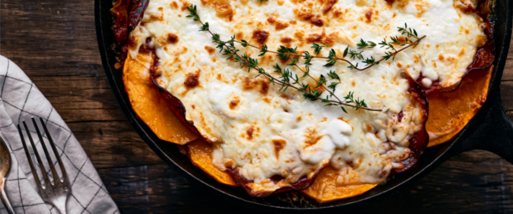 Chorizo, butternut squash, and rapini lasagna | Fantino & Mondello